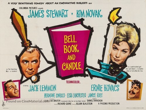 Bell Book and Candle - British Movie Poster