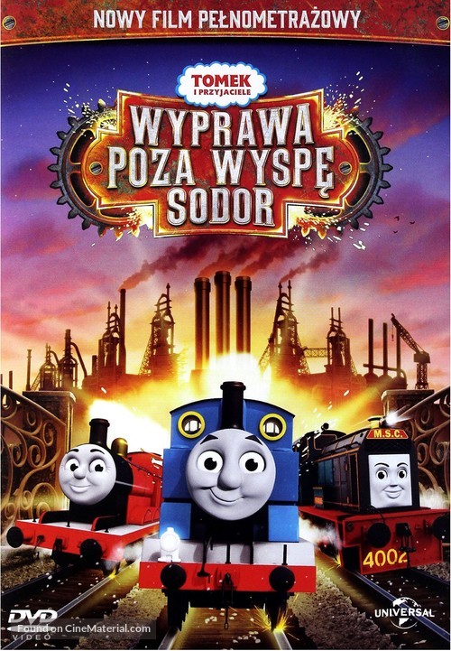 Thomas &amp; Friends: Journey Beyond Sodor - Polish DVD movie cover