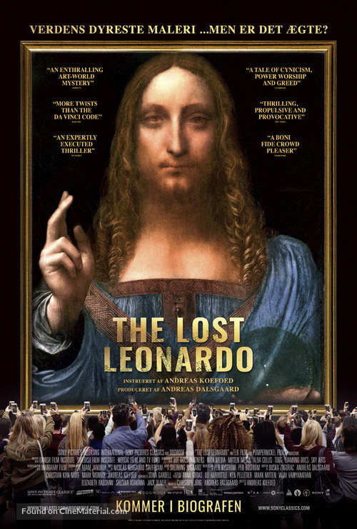 The Lost Leonardo - Danish Movie Poster