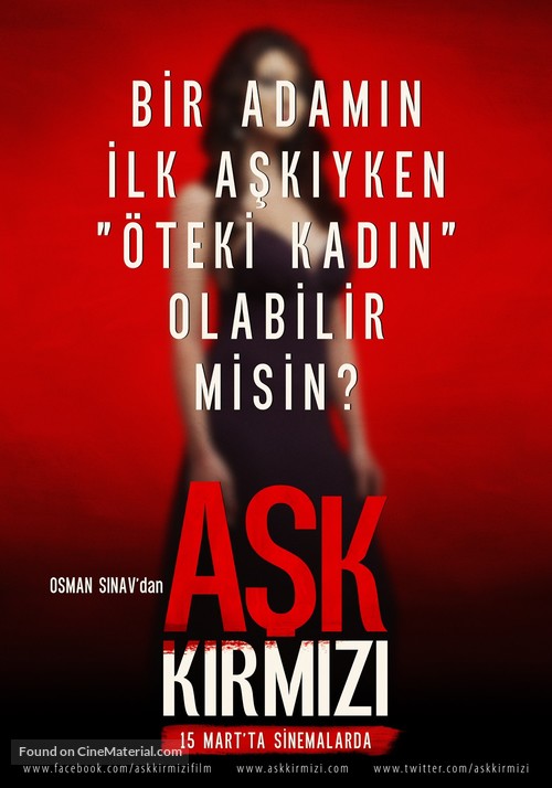 Ask Kirmizi - Turkish Movie Poster