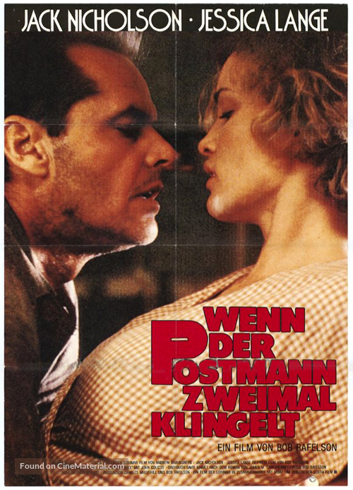 The Postman Always Rings Twice - German Movie Poster