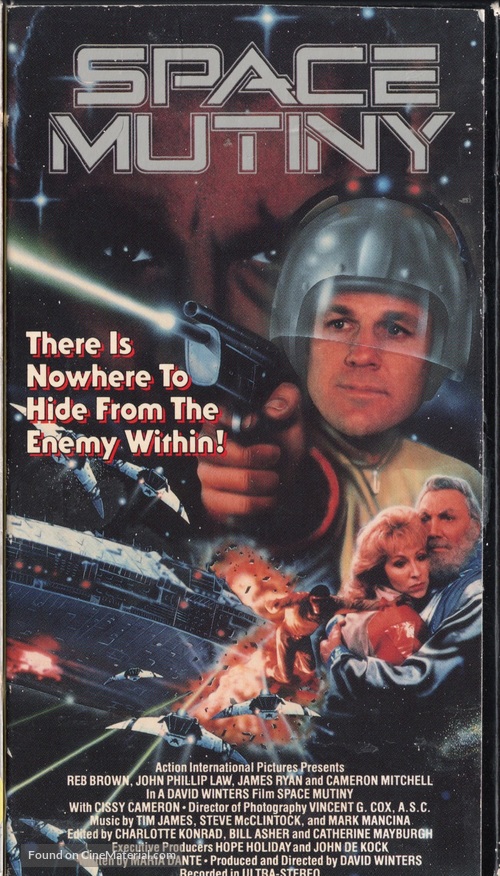 Space Mutiny - VHS movie cover