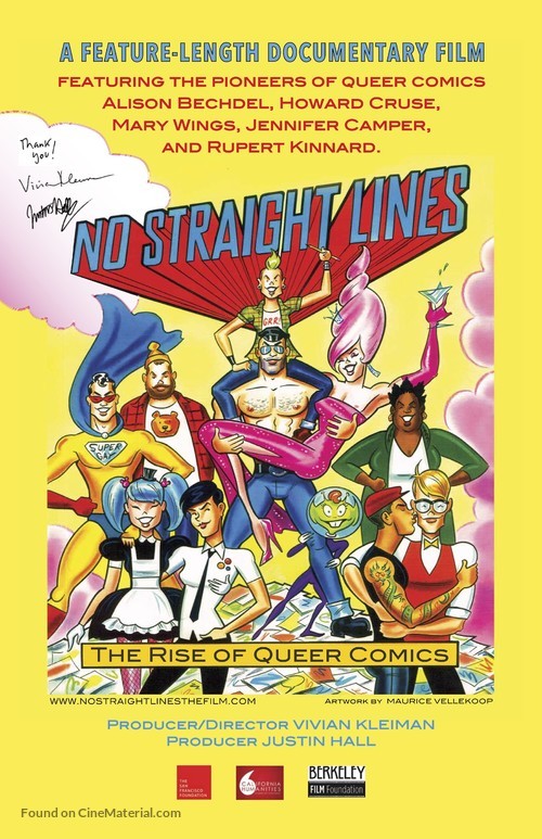 No Straight Lines: The Rise of Queer Comics - Movie Poster