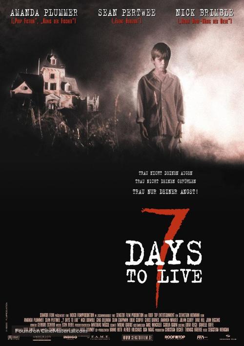 Seven Days to Live - German Movie Poster