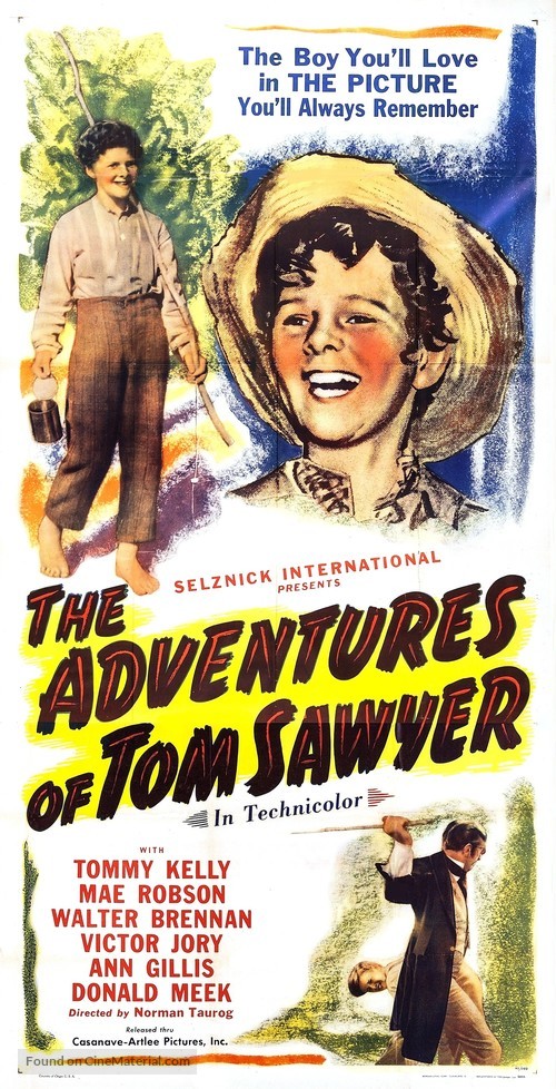 The Adventures Of Tom Sawyer 1938 Movie Poster