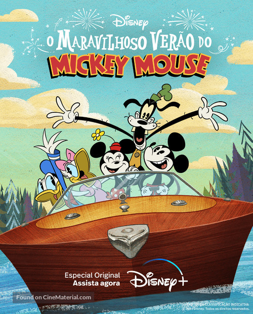 &quot;The Wonderful World of Mickey Mouse&quot; - Brazilian Movie Poster