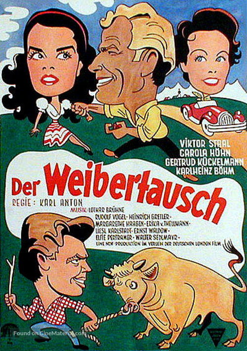 Der Weibertausch - German Movie Poster