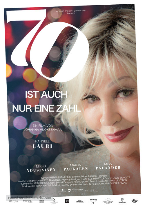 70 on vain numero - German Movie Poster