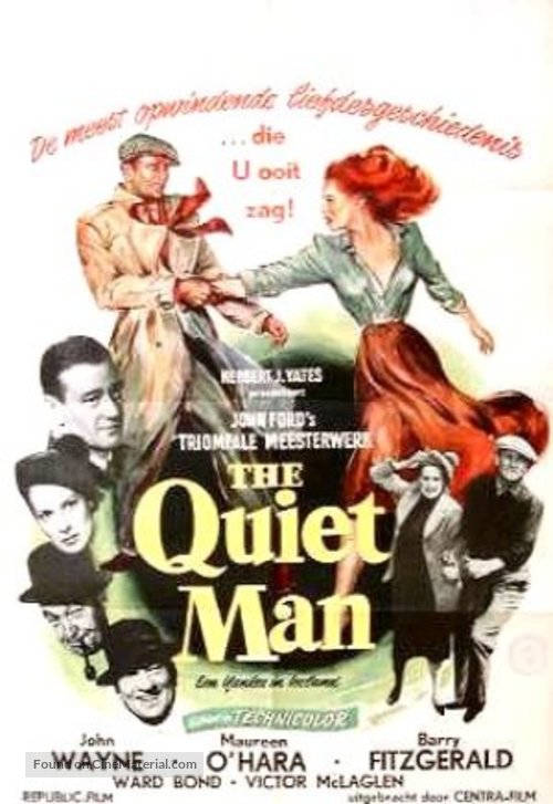 The Quiet Man - Belgian Movie Poster