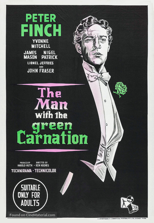 The Trials of Oscar Wilde - Australian Movie Poster