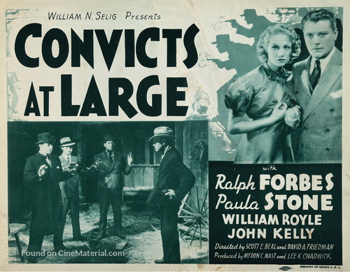 Convicts at Large - Movie Poster