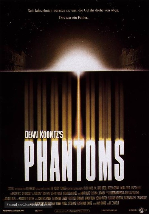 Phantoms - German Movie Poster