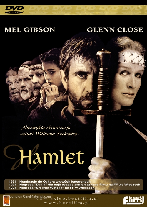 Hamlet - Polish DVD movie cover