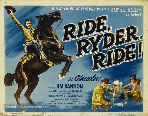 Ride, Ryder, Ride! - Movie Poster