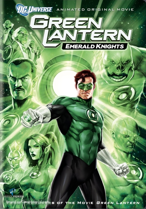 Green Lantern: Emerald Knights - DVD movie cover