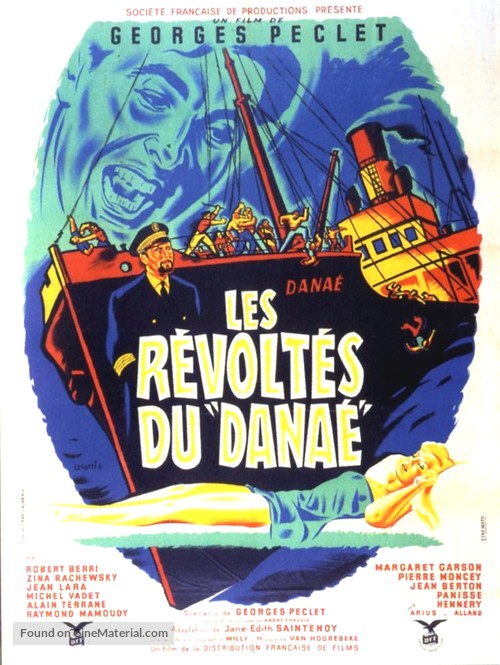 Les r&eacute;volt&eacute;s du Dana&eacute; - French Movie Poster