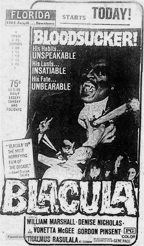 Blacula - poster