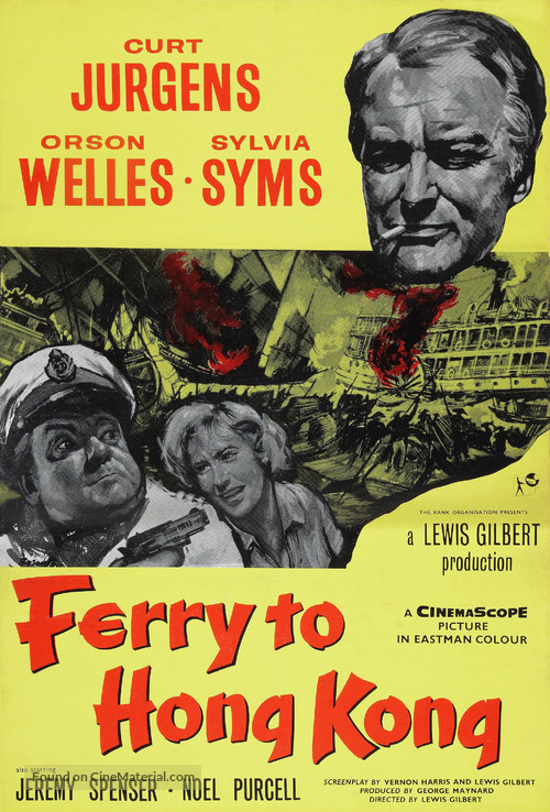Ferry to Hong Kong - British Movie Poster