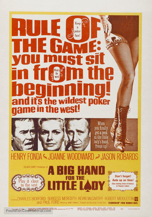 A Big Hand for the Little Lady - Movie Poster
