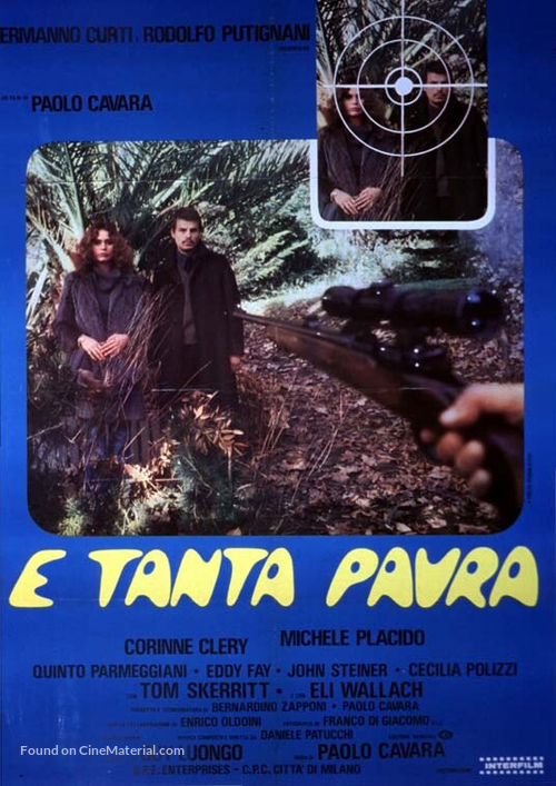 ...e tanta paura - Italian Movie Poster