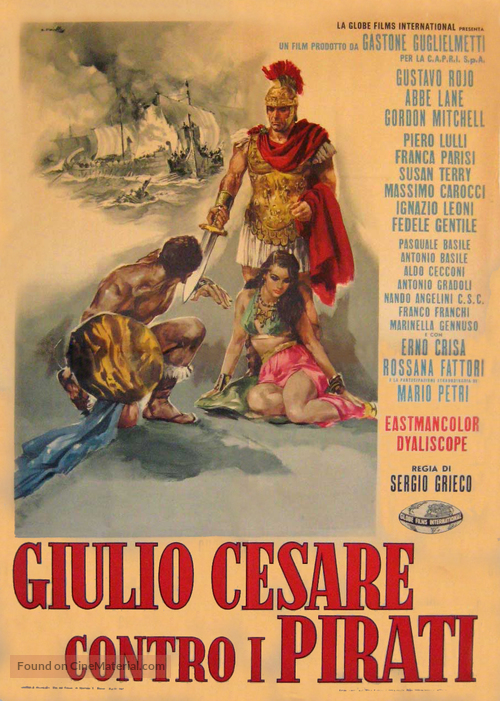 Giulio Cesare contro i pirati - Italian Movie Poster