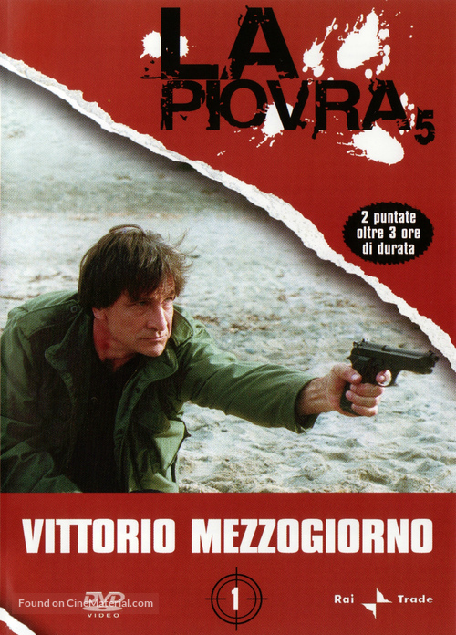 &quot;La piovra 5 - Il cuore del problema&quot; - Italian DVD movie cover