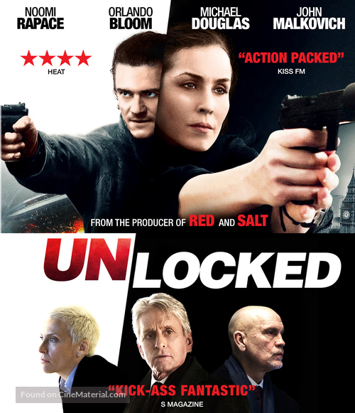 Unlocked - Canadian Blu-Ray movie cover