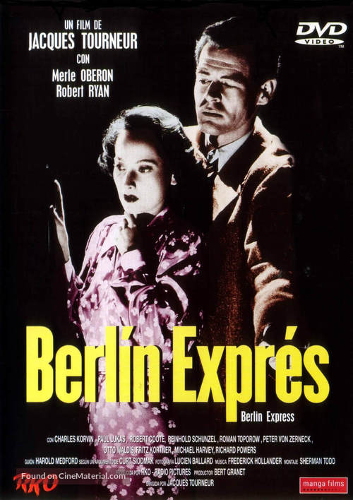 Berlin Express - Spanish DVD movie cover