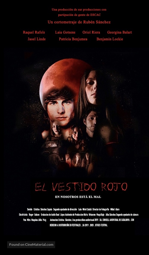 El Vestido Rojo - Spanish Movie Poster