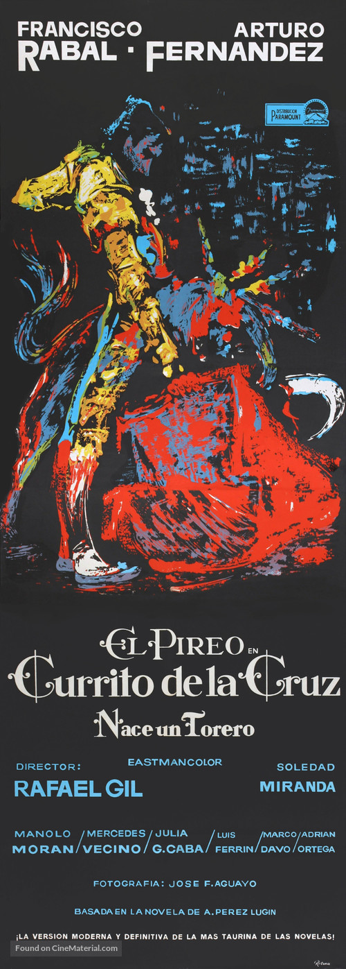 Currito de la Cruz - Spanish Movie Poster