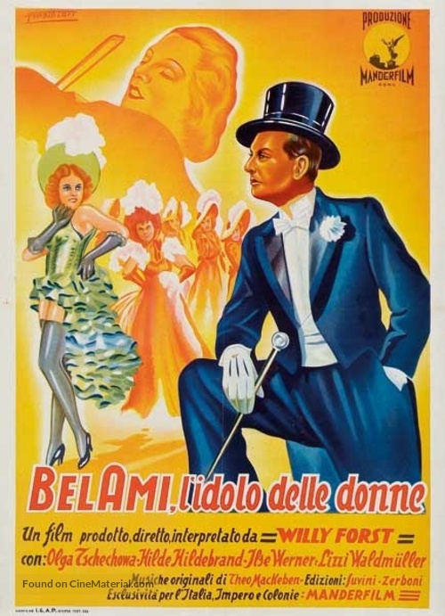 Bel Ami - Italian Movie Poster