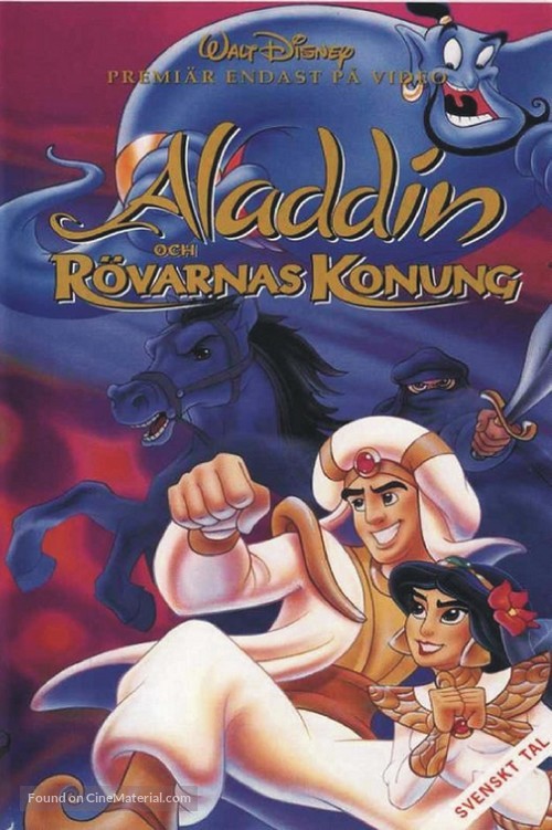 Aladdin And The King Of Thieves - Swedish VHS movie cover