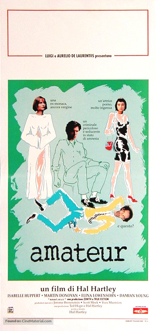 Amateur - Italian Movie Poster