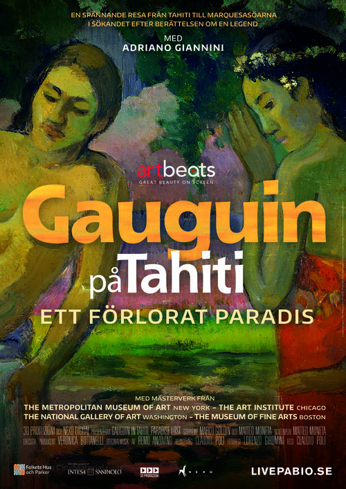 Gauguin a Tahiti. Il paradiso perduto - Swedish Movie Poster