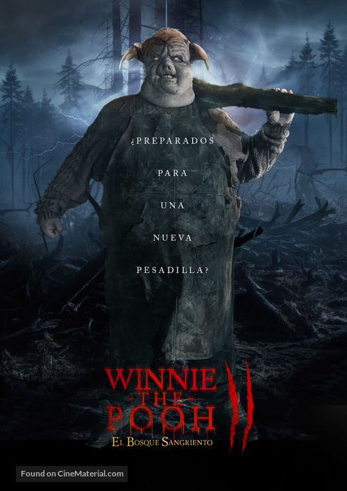 Winnie-The-Pooh: Blood and Honey 2 - Spanish Movie Poster