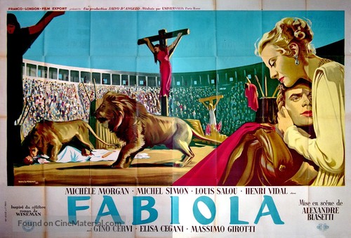 Fabiola - French Movie Poster