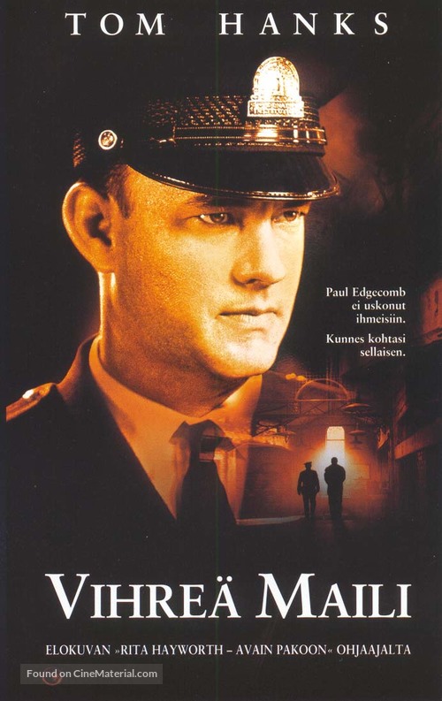 The Green Mile - Finnish VHS movie cover