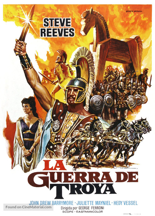 La guerra di Troia - Spanish Movie Poster