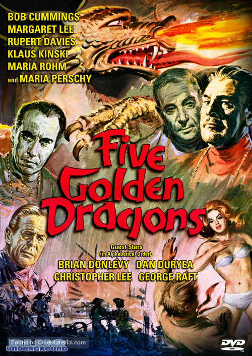 Five Golden Dragons - DVD movie cover