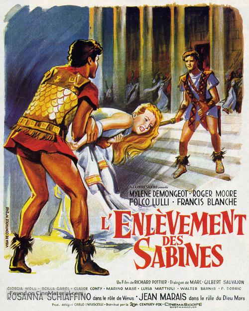Ratto delle sabine, Il - French Movie Poster