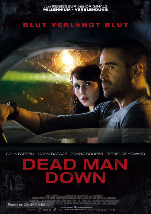 Dead Man Down - German Movie Poster