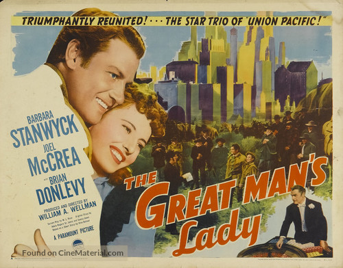 The Great Man&#039;s Lady - Movie Poster