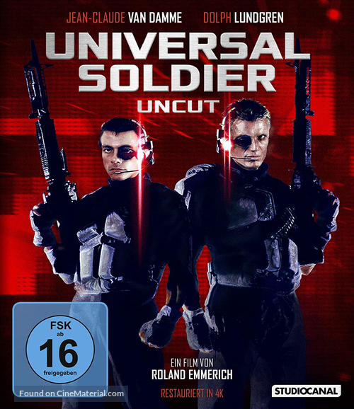 Universal Soldier - German Movie Cover