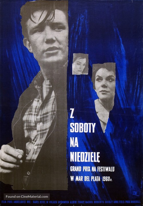 Saturday Night and Sunday Morning - Polish Movie Poster