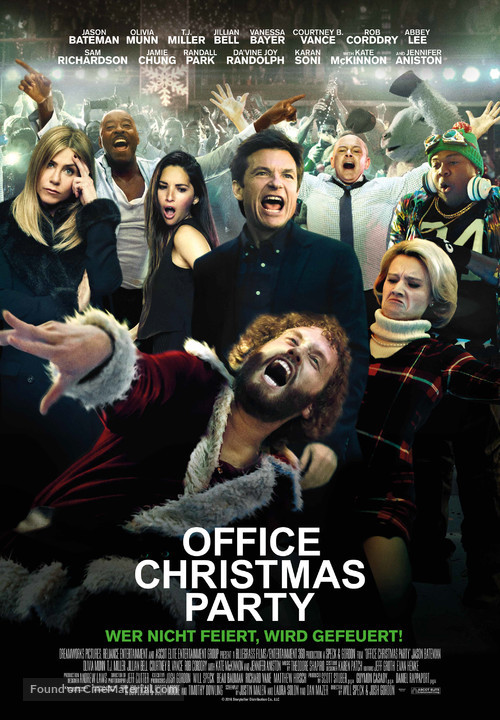 Office Christmas Party - German Movie Poster