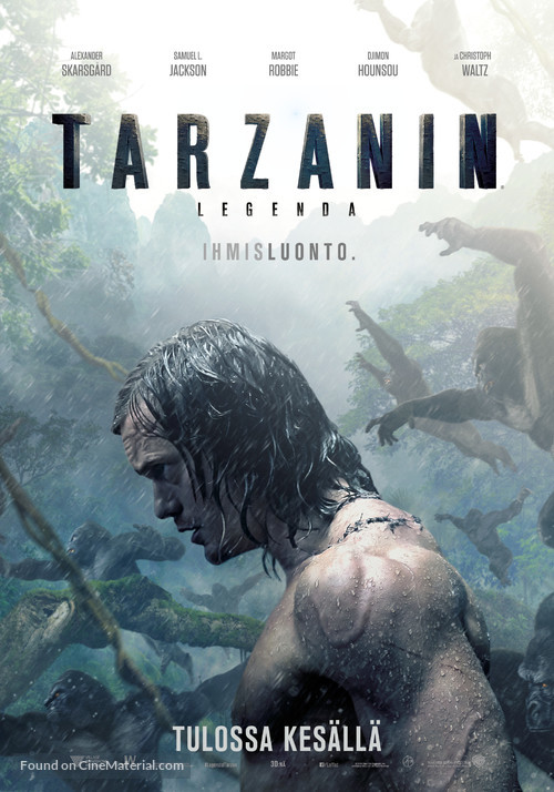 The Legend of Tarzan - Finnish Movie Poster
