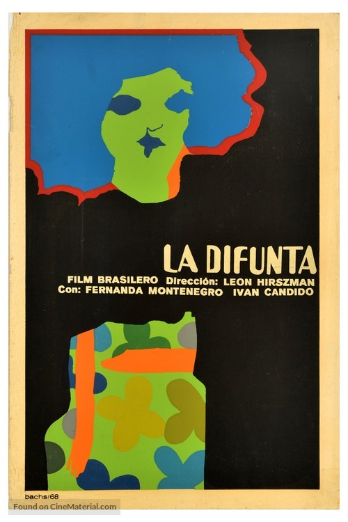A Falecida - Cuban Movie Poster