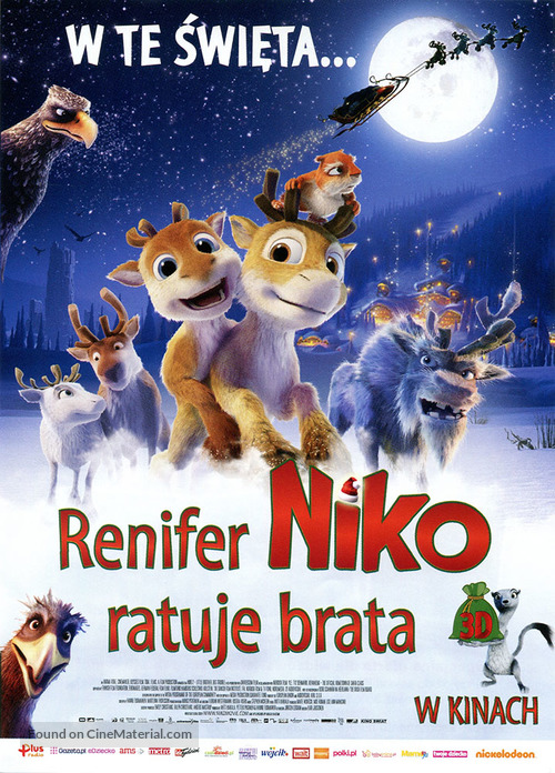Niko 2: Lent&auml;j&auml;veljekset - Polish Movie Poster