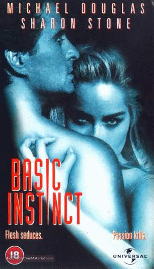 Basic Instinct - British VHS movie cover