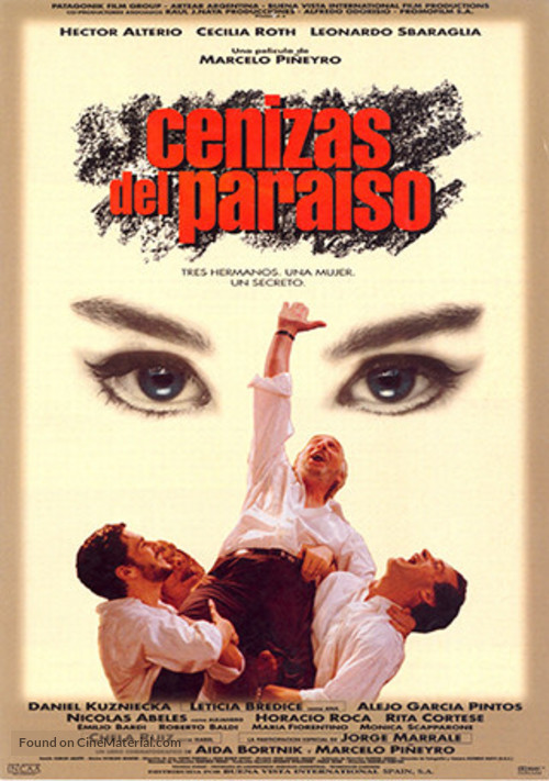 Cenizas del para&iacute;so - Spanish Movie Poster